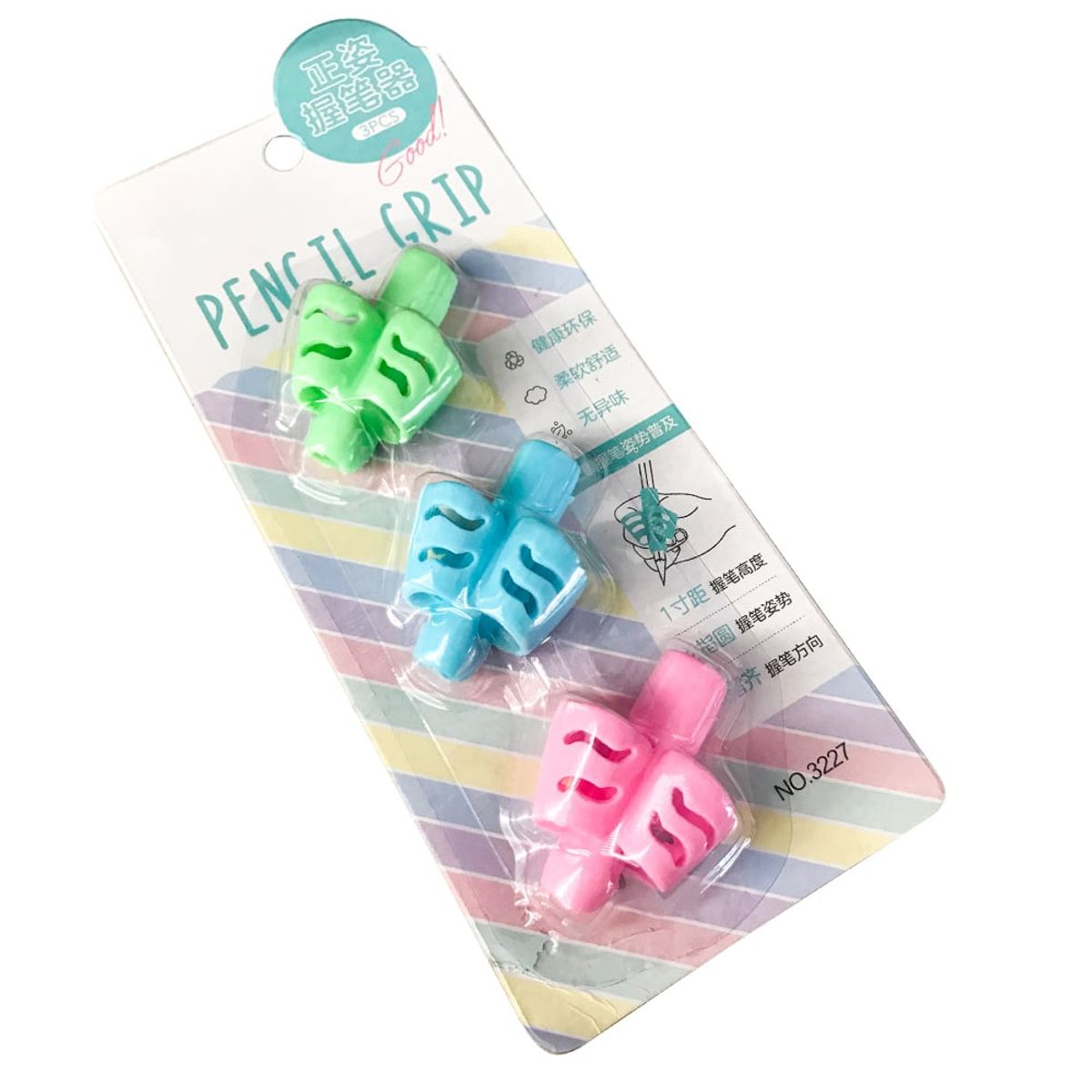 GENERICO - corrector de escritura 3pcs postura de lápiz para niños