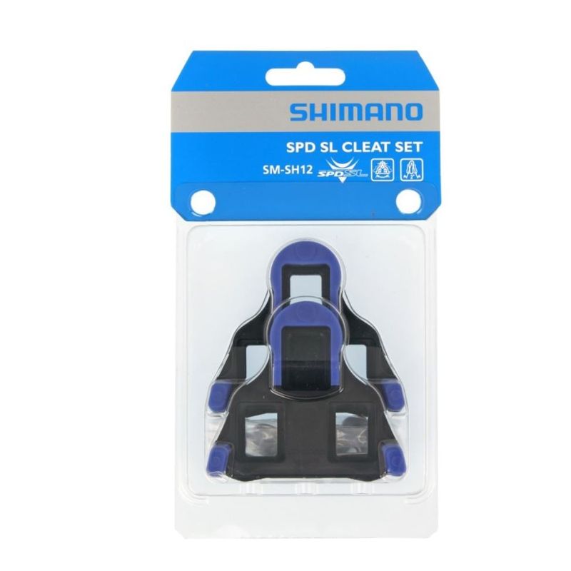 SHIMANO - Calas Shimano Para Zapatos De Ruta Ciclismo SPD SL - AZUL