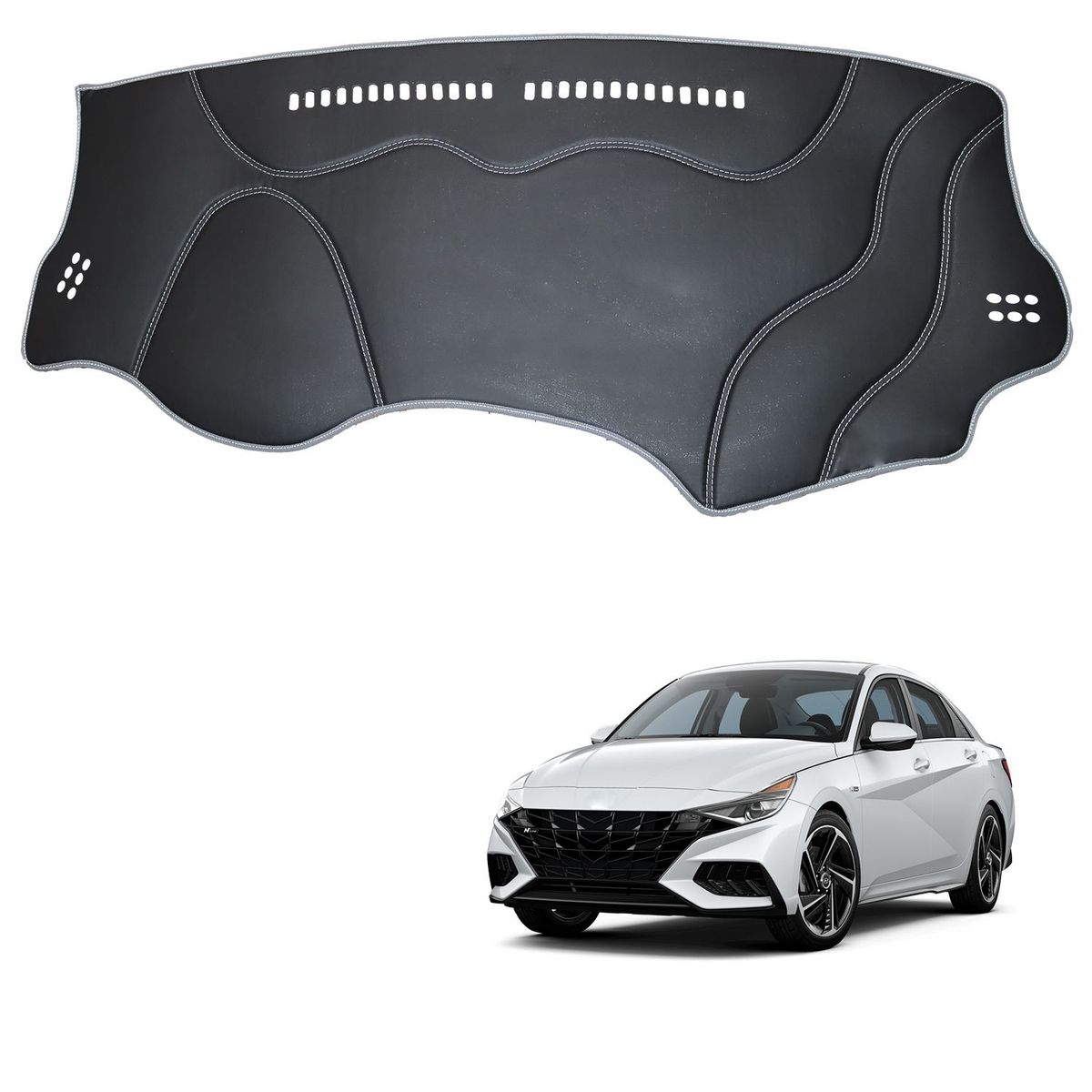 TECGO - PROTECTOR TAPETE DE TABLERO TIPO HYUNDAI ELANTRA 2020 2021