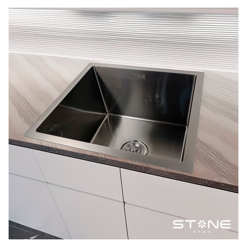 STONE - LAVADERO DE ACERO LUXURE STLU4545 STONE