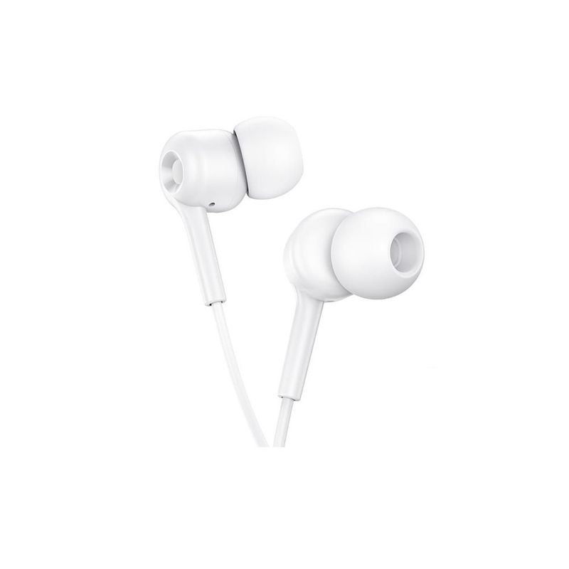 HOCO - Audífono con Micrófono Hoco M82 Alámbrico 1,2m Blanco De Calidad