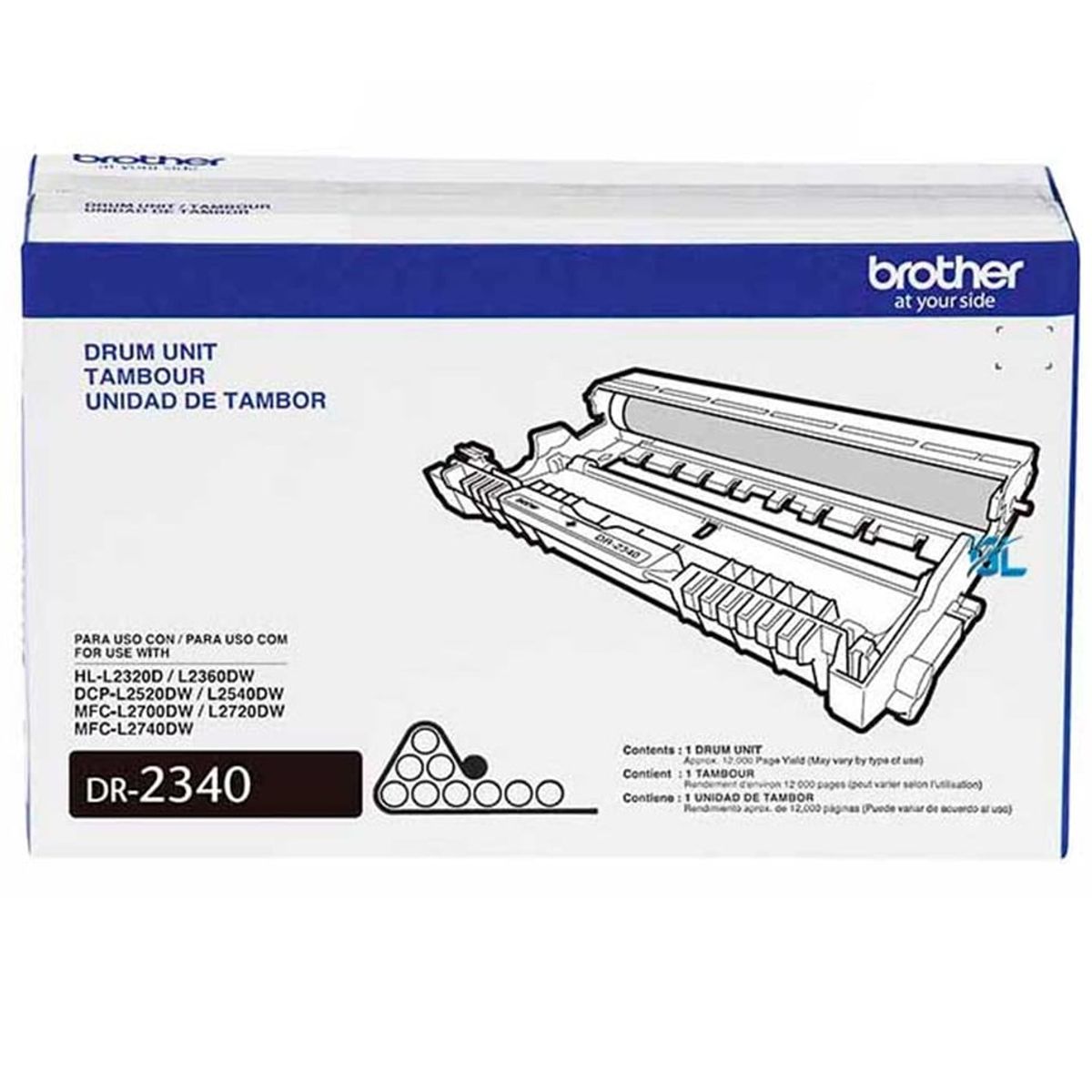 BROTHER - TAMBOR BROTHER DR-2340 PARA DCP-L2540DW MFC-L2740DW-NEGRO