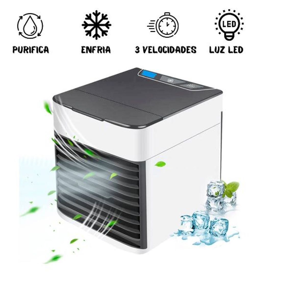 GENERICO - mini aire acondicionado enfriador portátil ventilador auto oficina