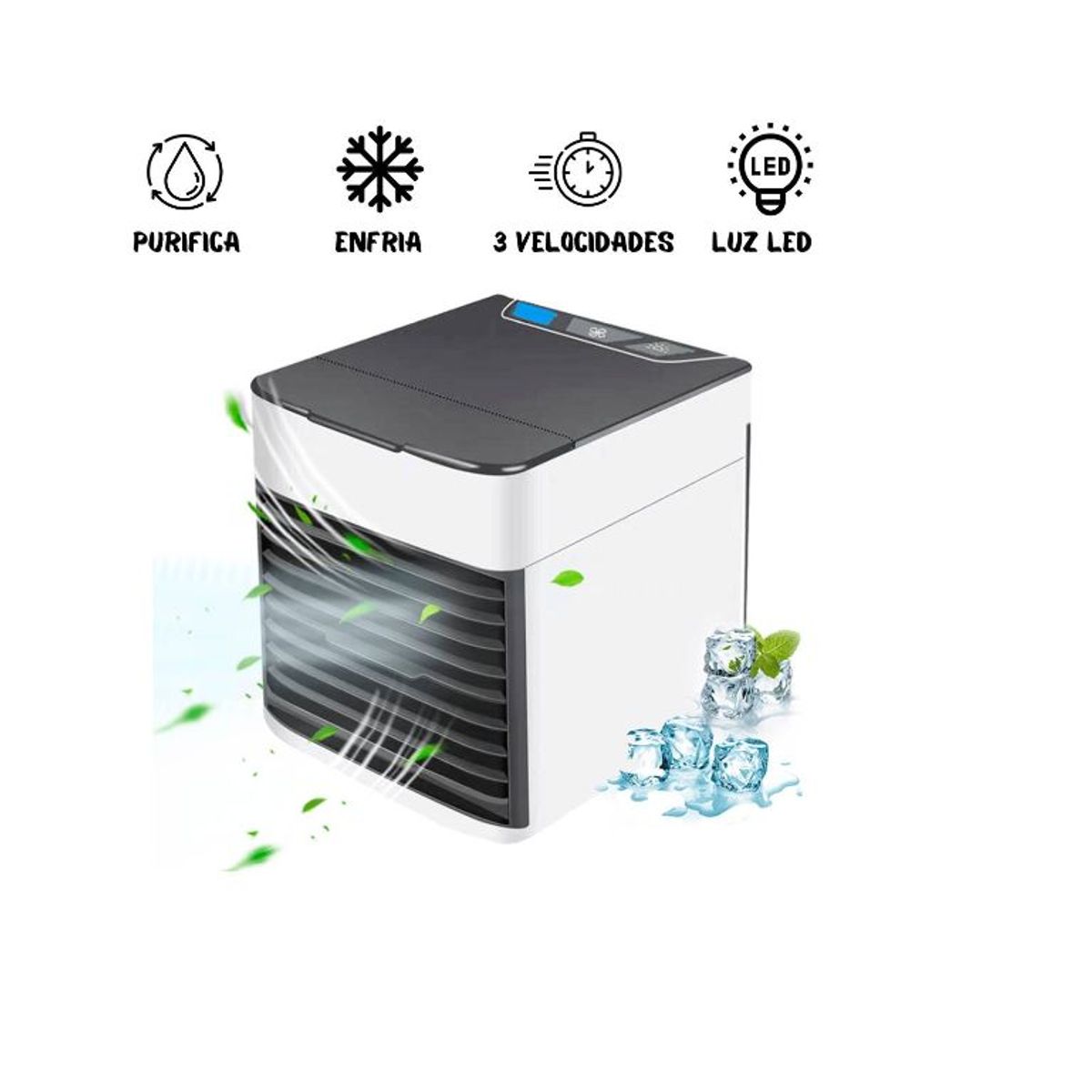 GENERICO - mini aire acondicionado enfriador portátil ventilador auto oficina