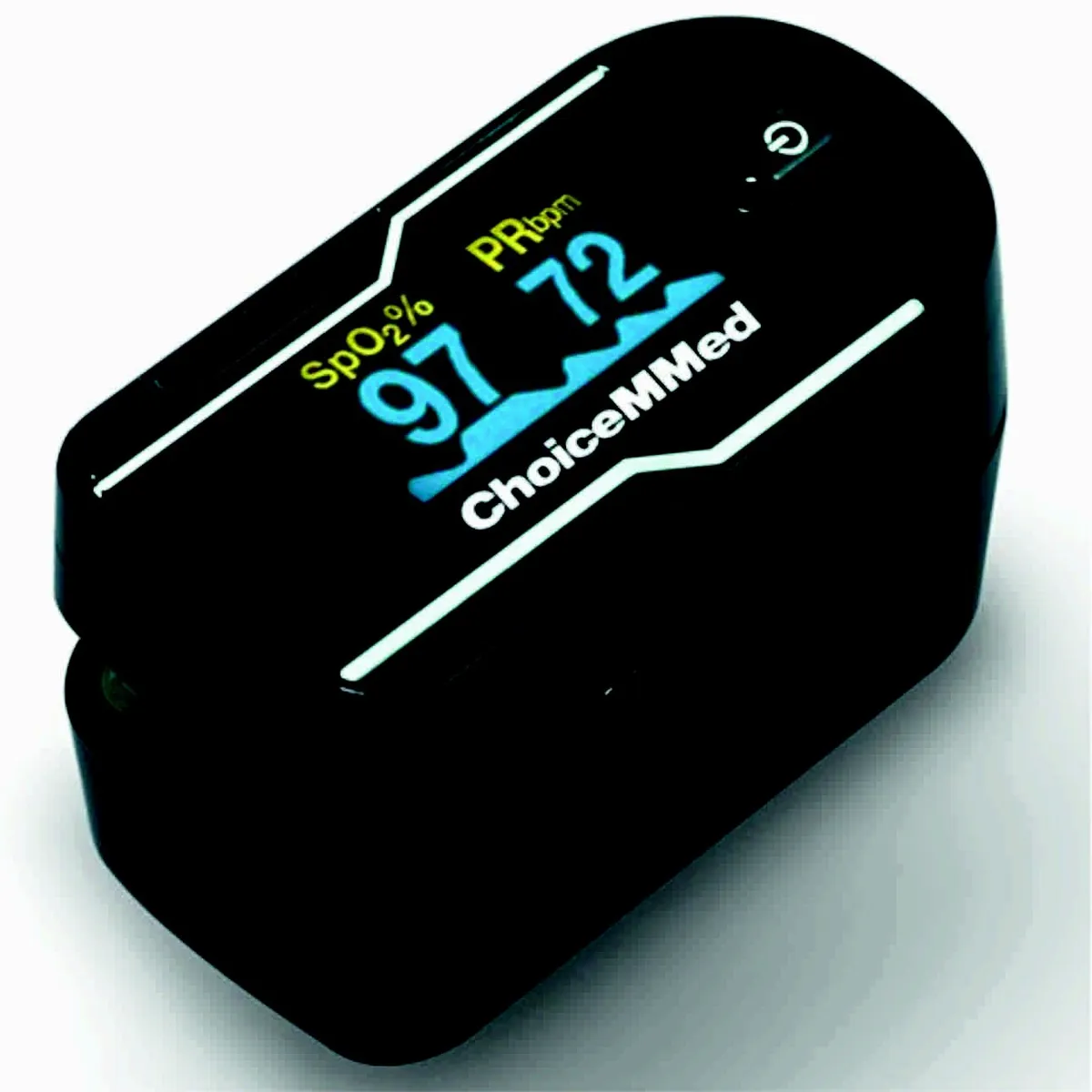 CHOICEMMED - OXIMETRO DE PULSO DIGITAL CHOICEMMED COLOR NEGRO