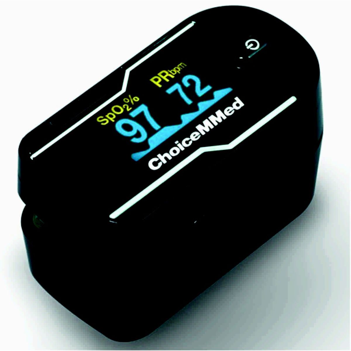 CHOICEMMED - OXIMETRO DE PULSO DIGITAL CHOICEMMED COLOR NEGRO