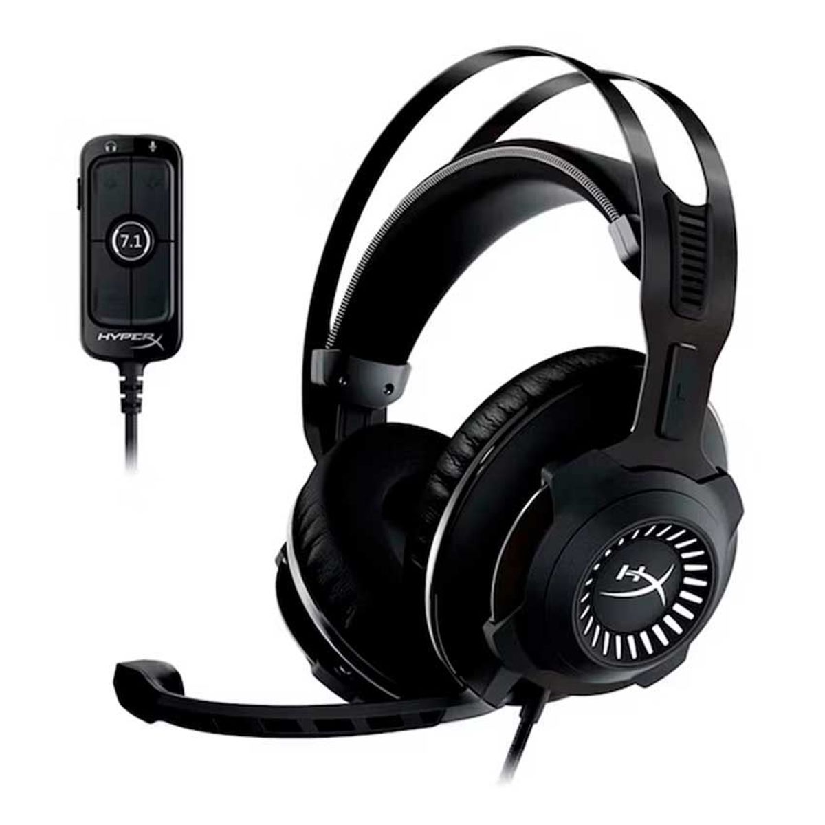 HYPERX - Audífono Hyperx Cloud Revolve r+ 7.1 3.5 mm, USB Control Box.