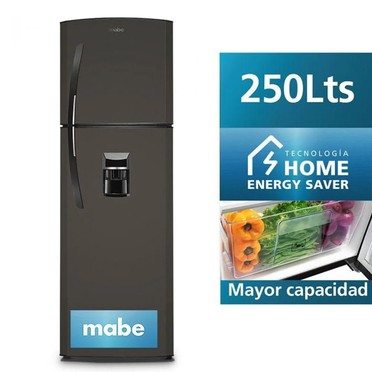 MABE - Refrigeradora Mabe 250L RMA255FYPG Grafito
