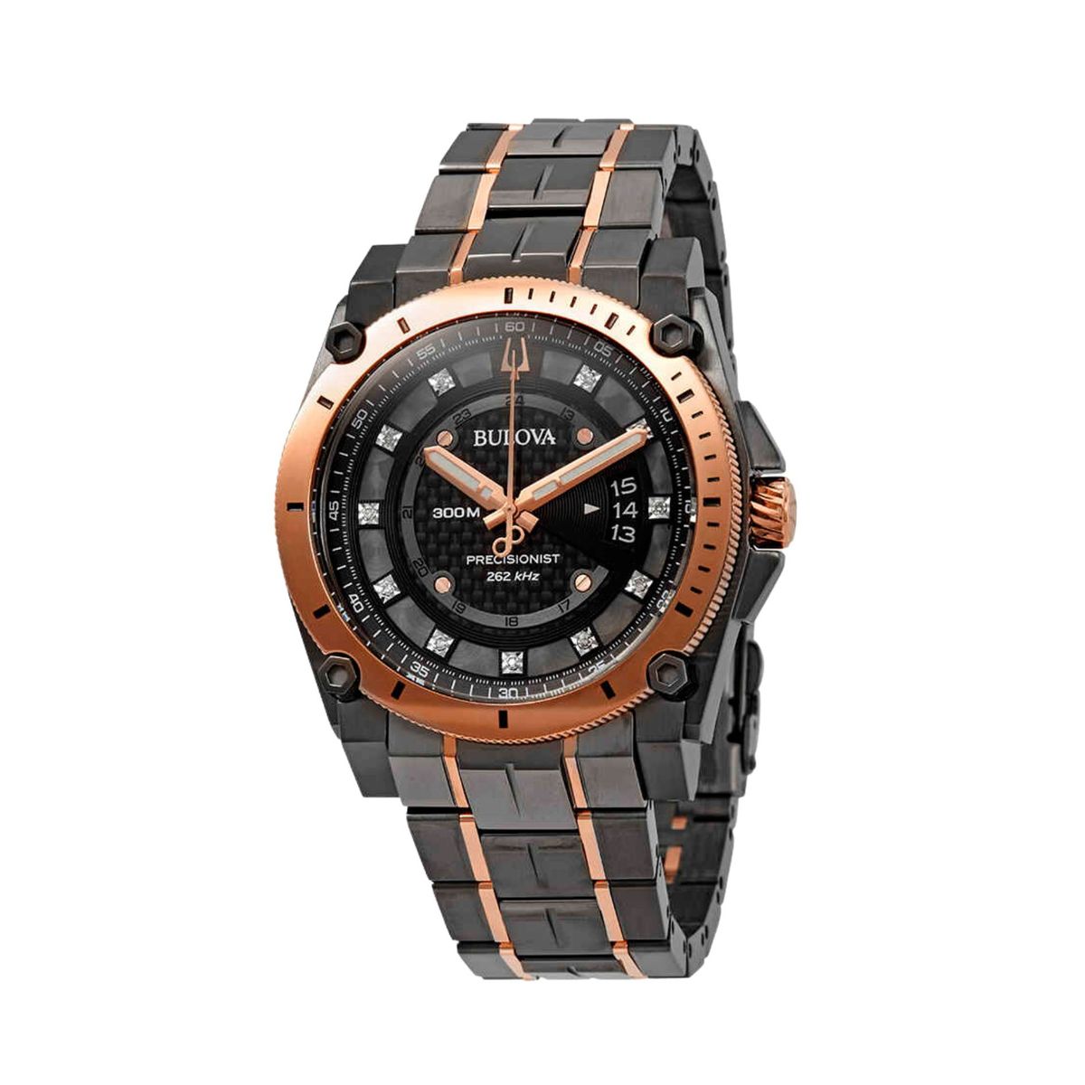 BULOVA - BULOVA PRECISIONIST 98D149 DIAMOND BLACK