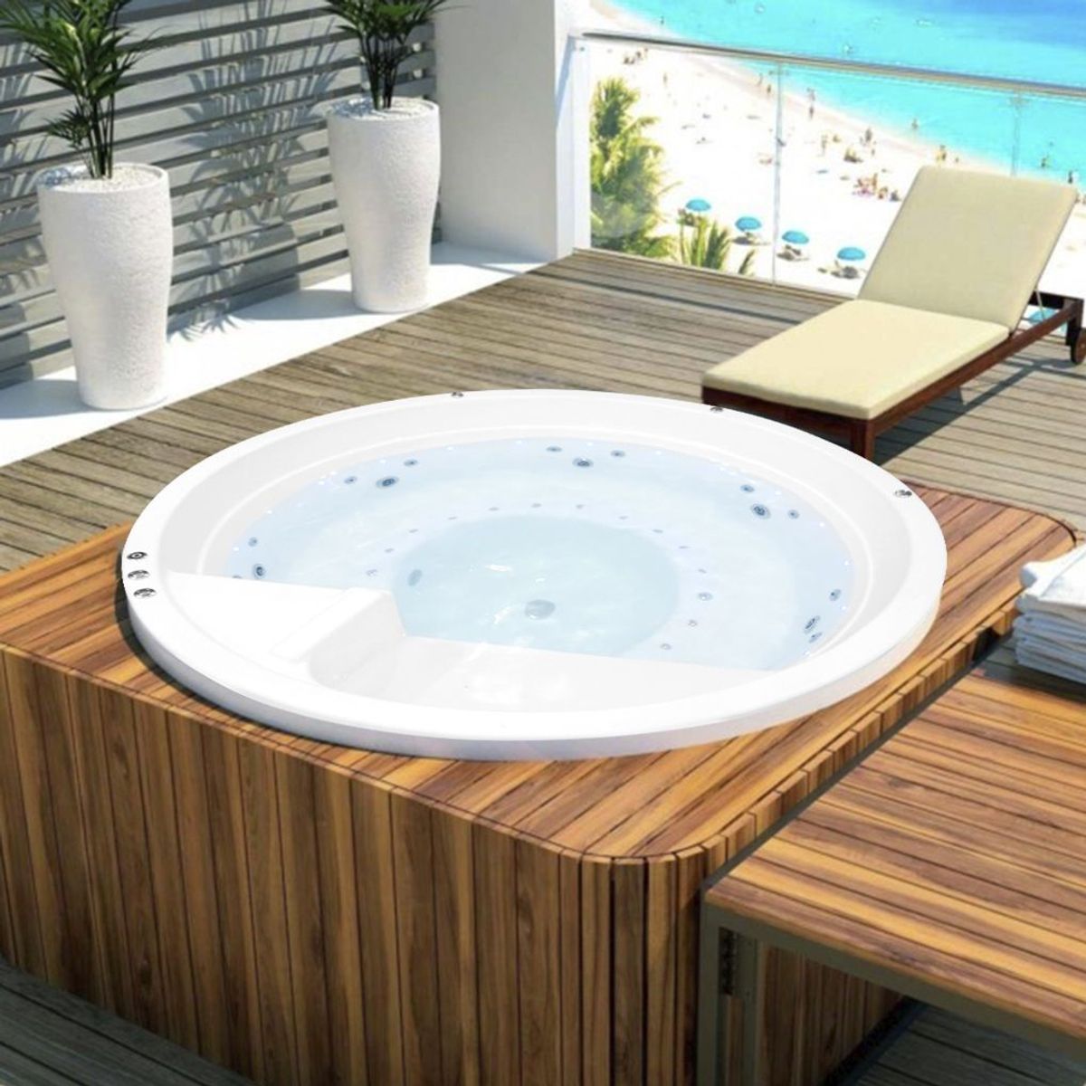 GENERICO - TINA DE HIDROMASAJE EURO SPA EJECUTIVO 210 X 96