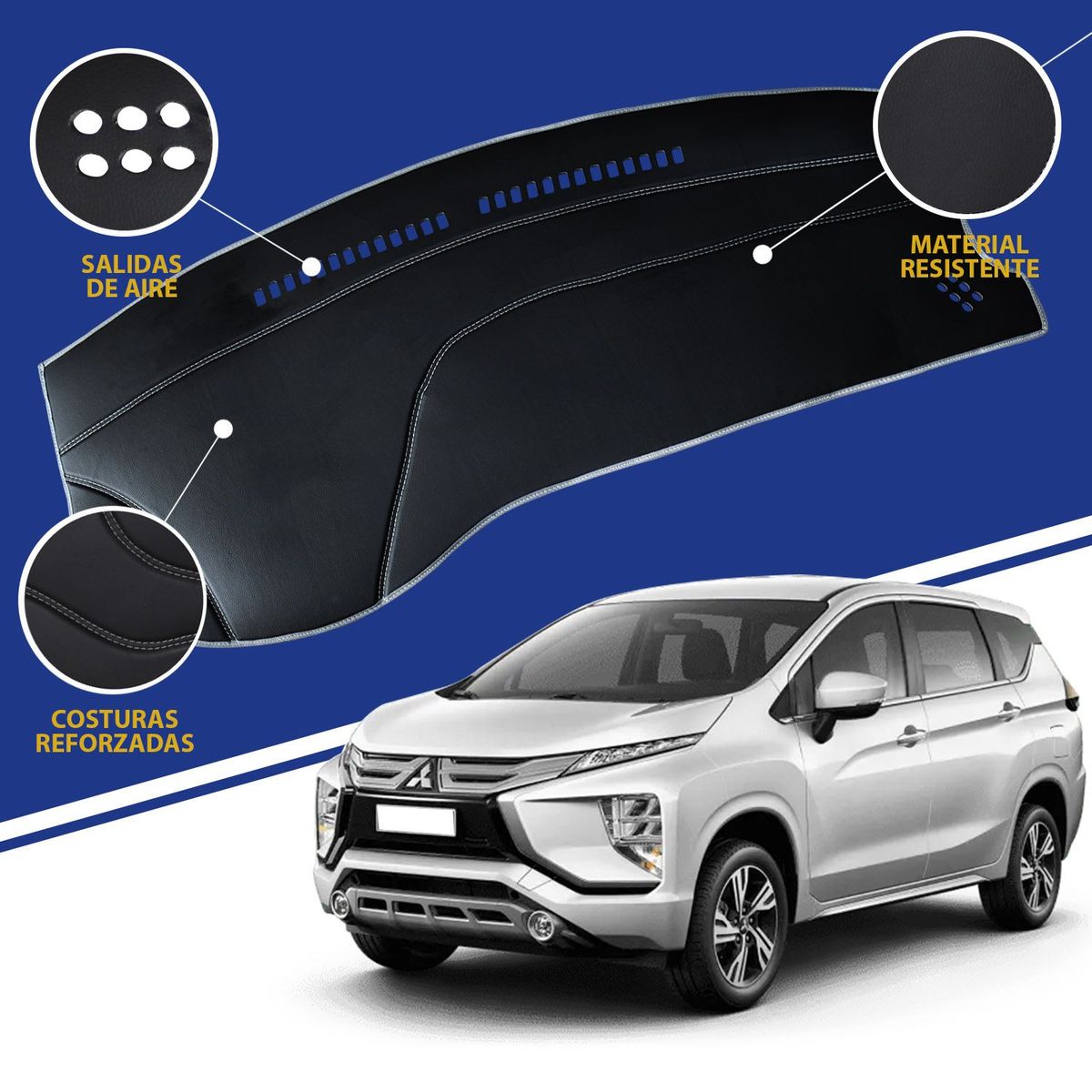 TECGO - PROTECTOR CUBRE TAPETE TABLERO TIPO MITSUBISHI XPANDER 2022