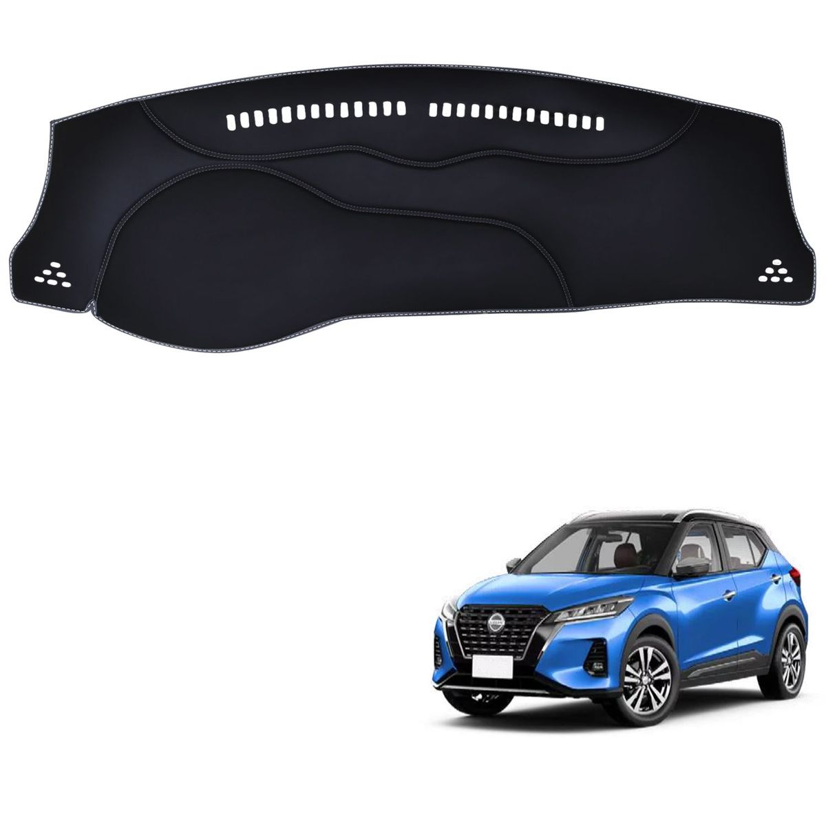 TECGO - PROTECTOR CUBRE TAPETE TABLERO TIPO NISSAN KICKS 2017