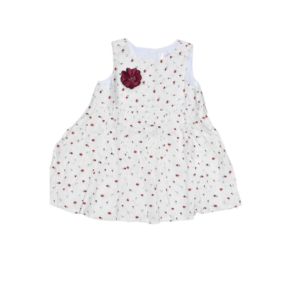GENERICO - VESTIDO DE CHALIS FLOREADO PARA NIÑA - BEBE
