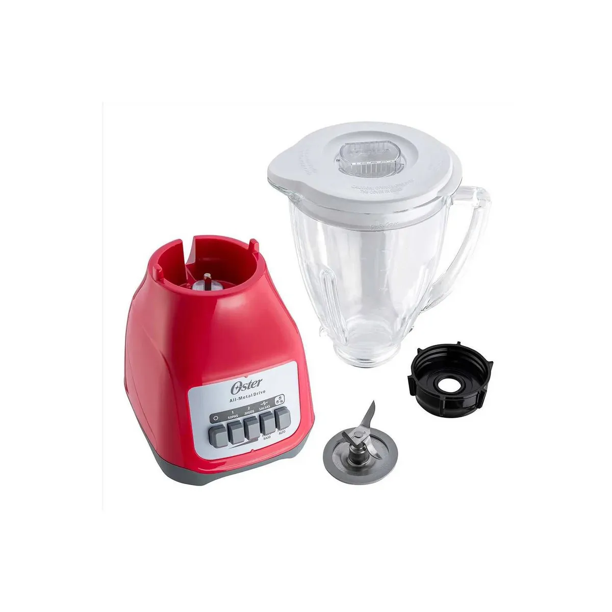 OSTER - Licuadora Oster 2 Velocidades+Pulso Vaso De Vidrio BLSTKAGMPB