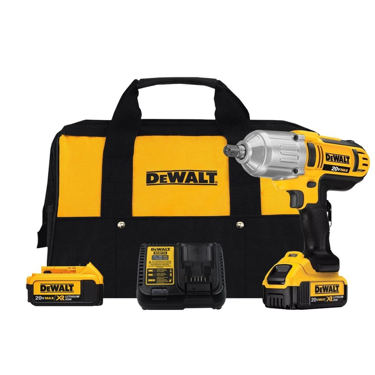 DEWALT - Kit Llave de Impacto 1/2'' 20V 540Nm Dewalt DCF889M2