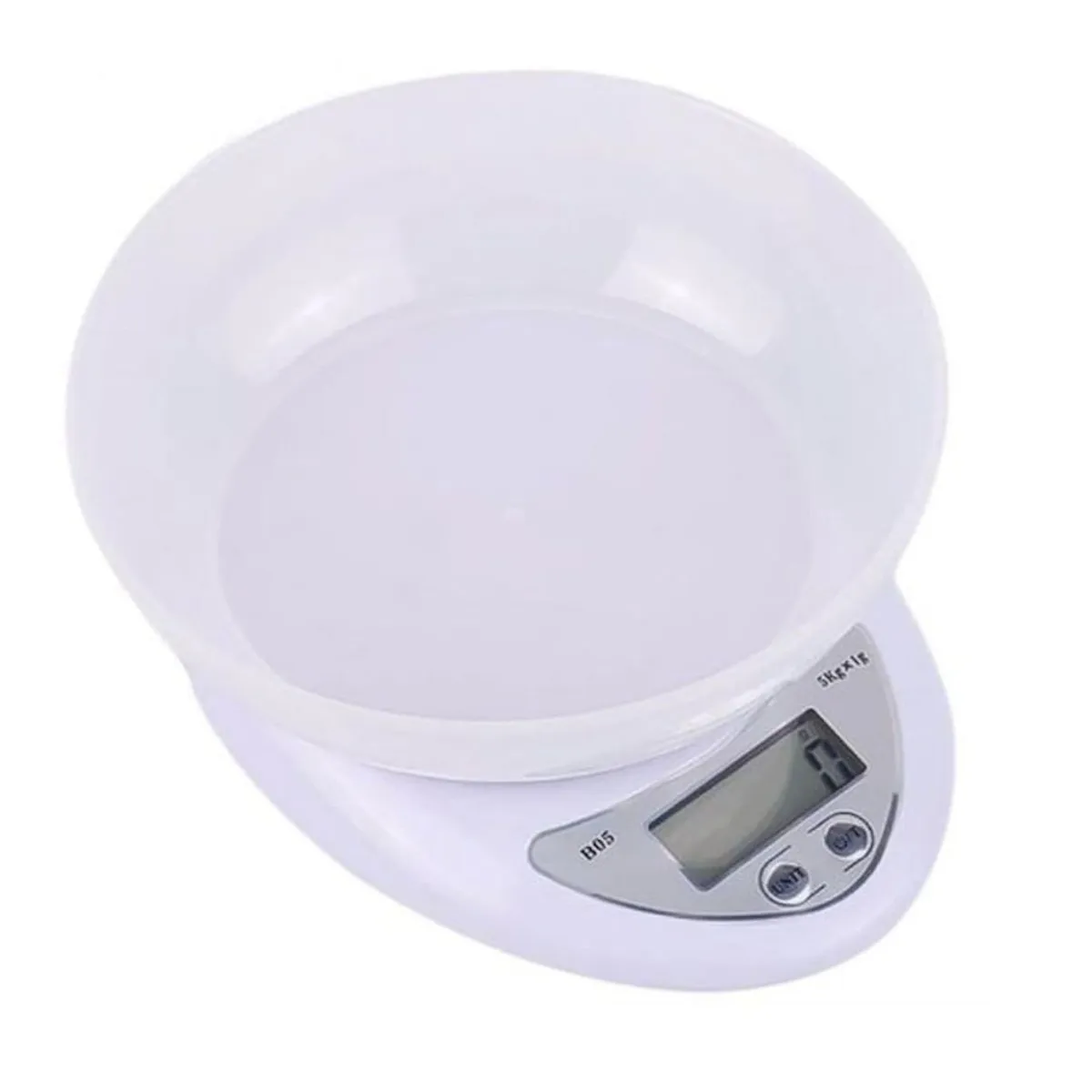 GENERICO - balanza de cocina con bowl de 1gr a 5kg