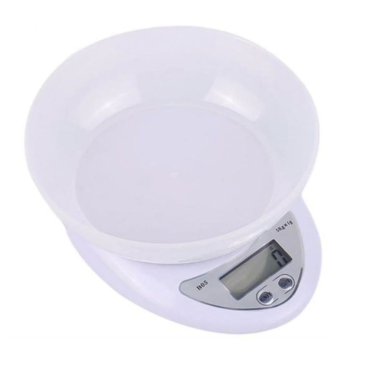 GENERICO - balanza de cocina con bowl de 1gr a 5kg
