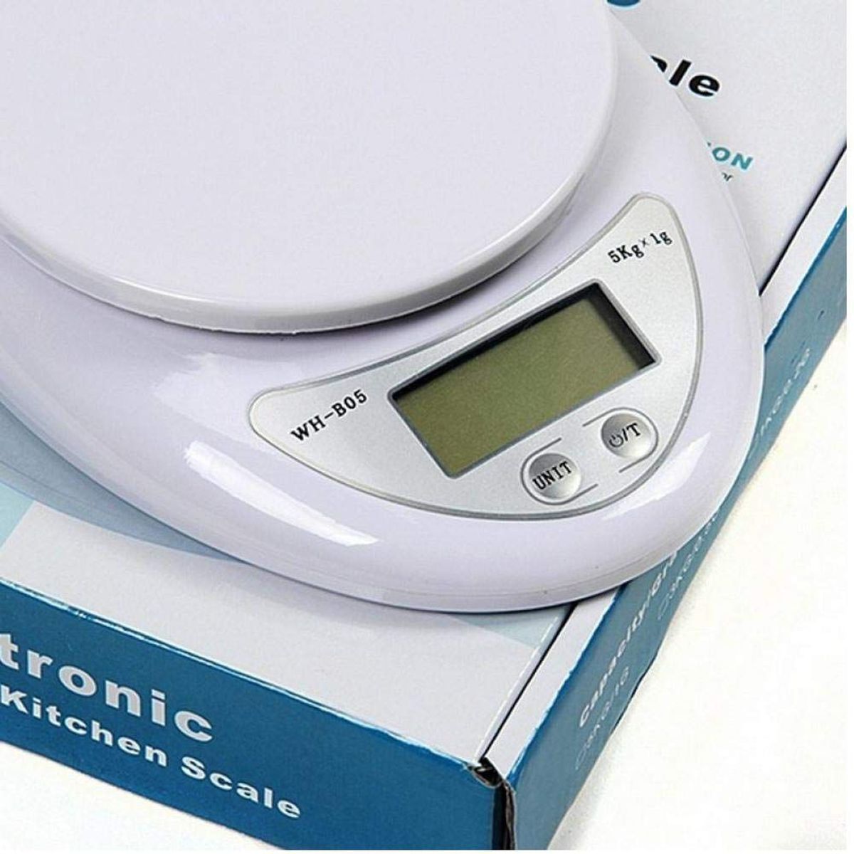 GENERICO - balanza de cocina con bowl de 1gr a 5kg