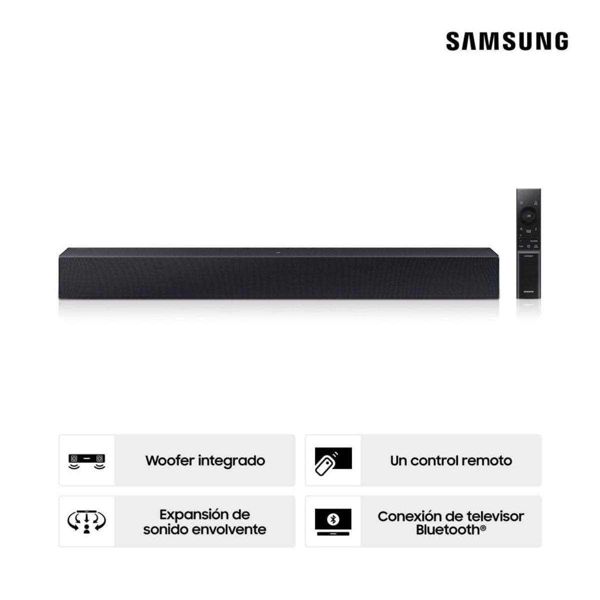 SAMSUNG - SUNBAR   SAMSUNG  HW - C400 COLOR NEGRO