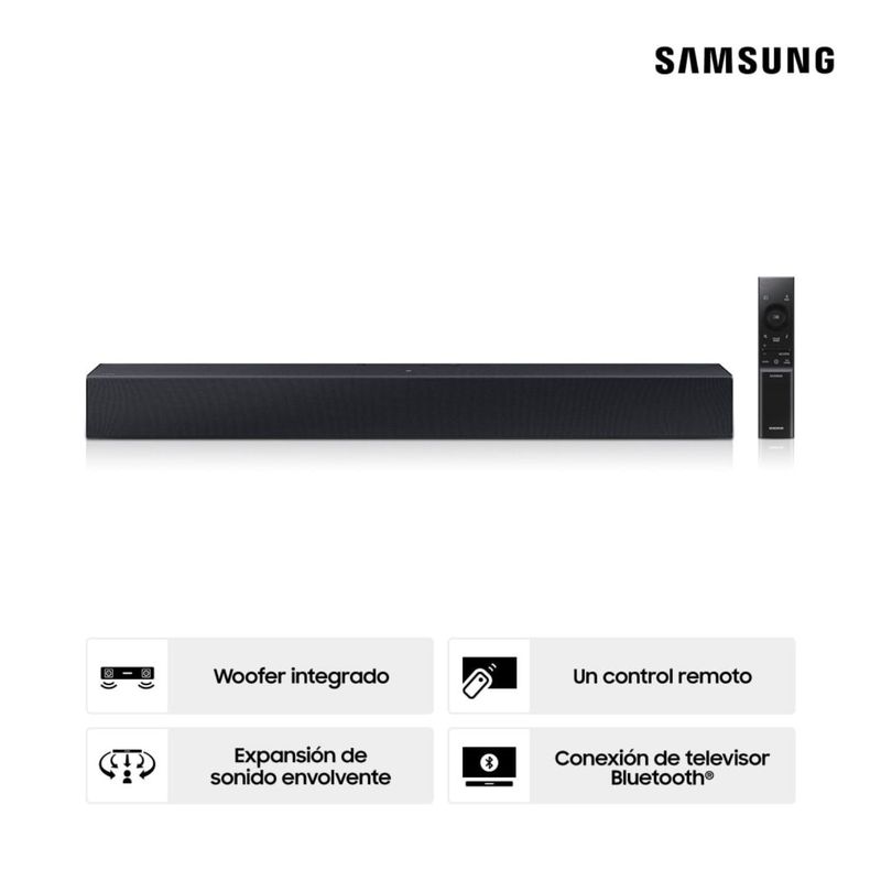 SAMSUNG - SUNBAR   SAMSUNG  HW - C400 COLOR NEGRO
