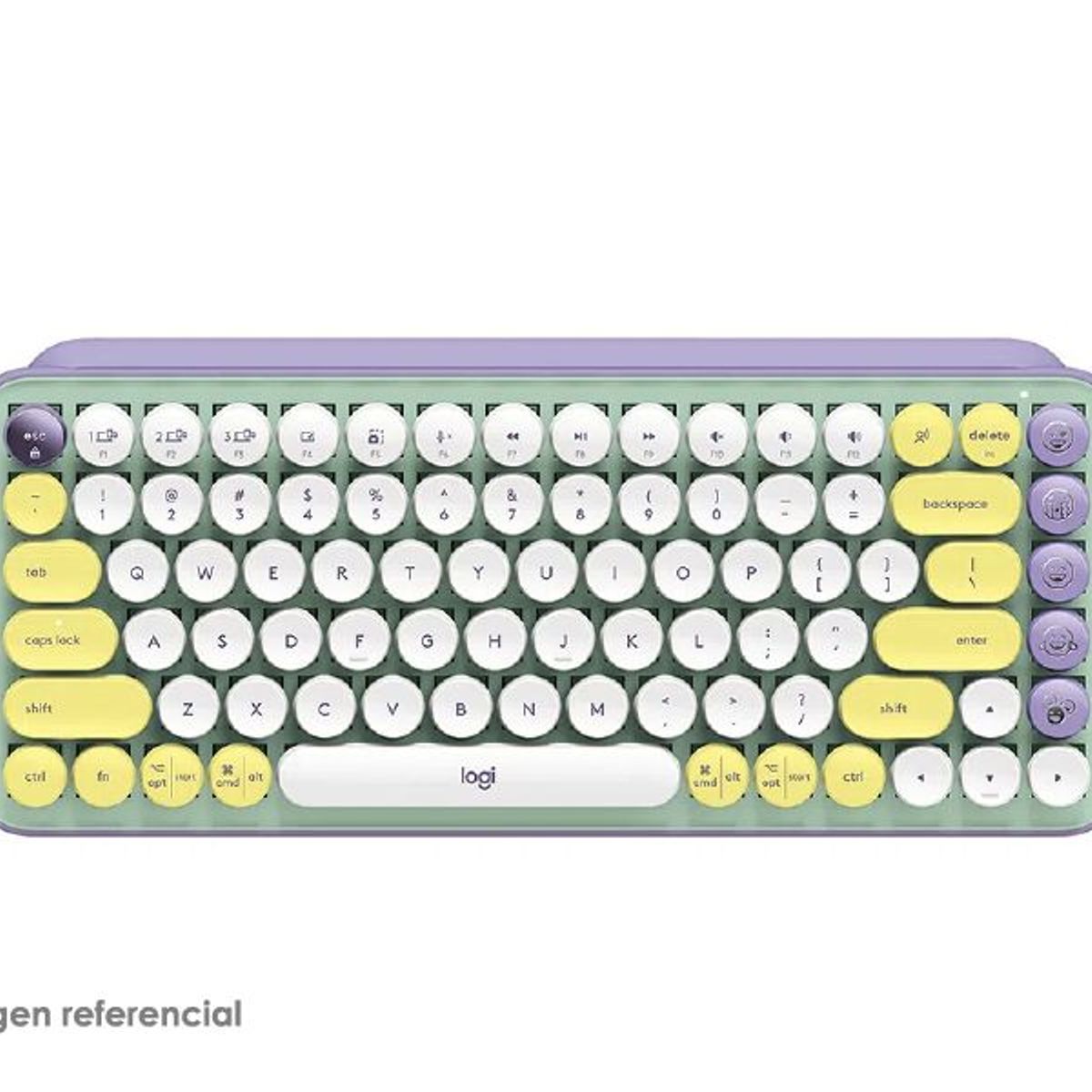 LOGITECH - Teclado Logitech POP Keys Wireless Lila