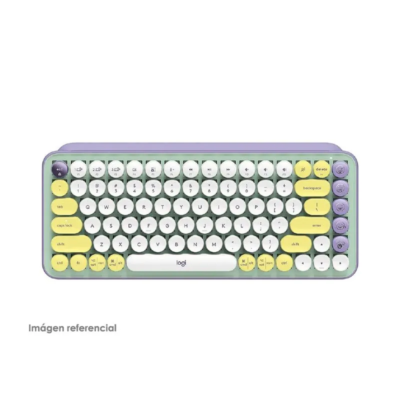 LOGITECH - Teclado Logitech POP Keys Wireless Lila