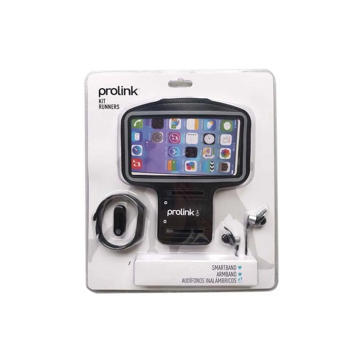 PROLINK - Kit  Corredor SmartBand  Audifonos inalambricos  Armband