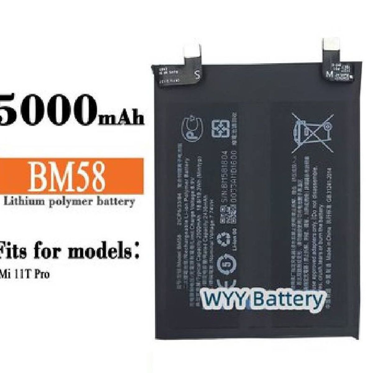 GENERICO - BATERIA MI 11T PRO  BM58  NUEVO