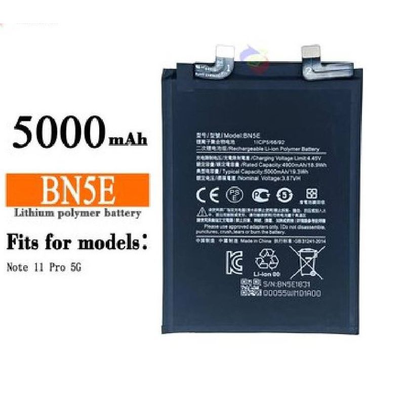 GENERICO - BATERIA REDMI NOTE 11 PRO 5G - POCO X4 PRO BN5E NUEVO