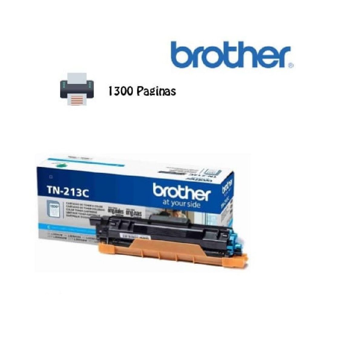 BROTHER - TONER BROTHER TN-213C PARA L3270, L3551, L3750, RINDE 1300 PAG-CYAN