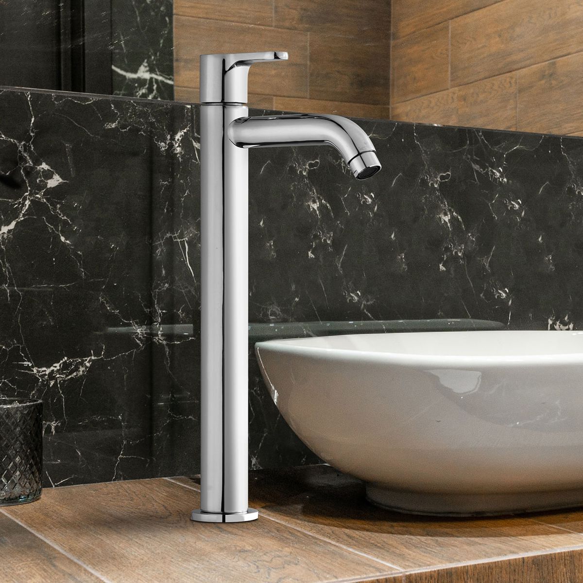 VAINSA - Combo bowl bali bl + llave lavatorio maui alta vainsa