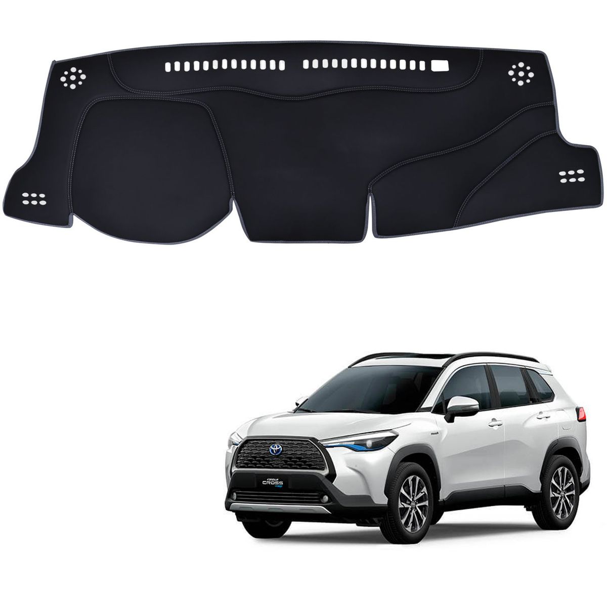 TECGO - PROTECTOR TAPETE TABLERO TIPO TOYOTA COROLLA CROSS 2022
