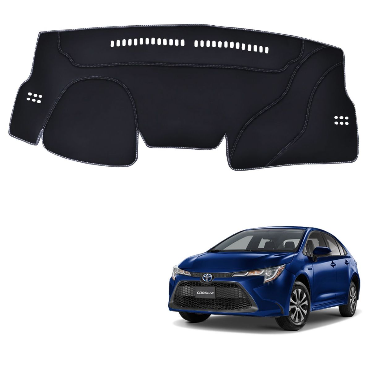 TECGO - PROTECTOR TAPETE TABLERO TIPO TOYOTA COROLLA 2010-2012
