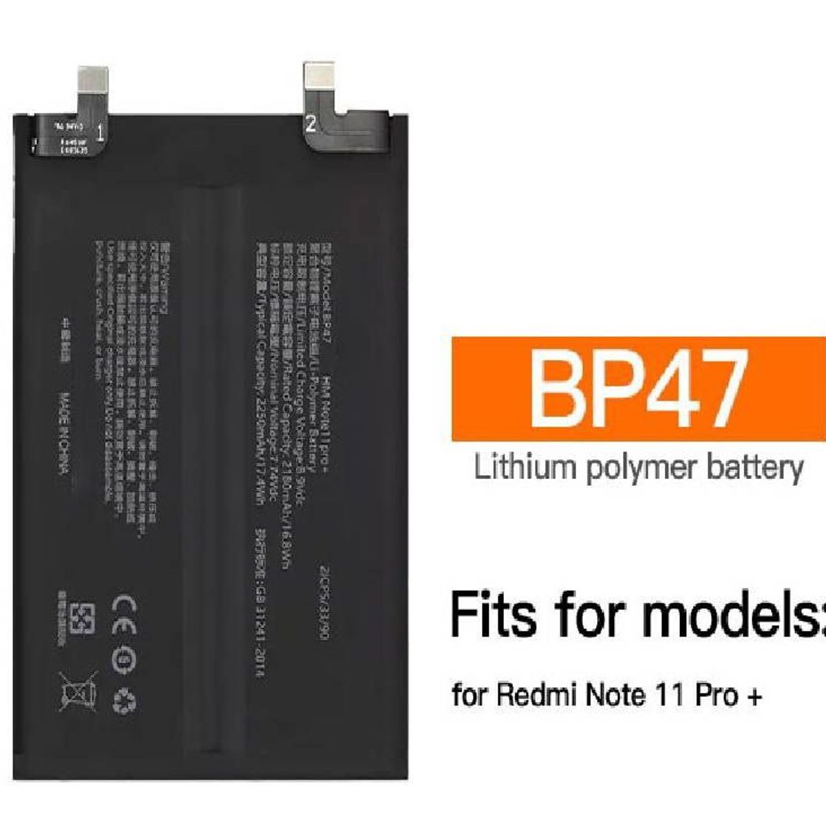 GENERICO - BATERIA REDMI NOTE 11 PRO PLUS  BP47  NUEVO