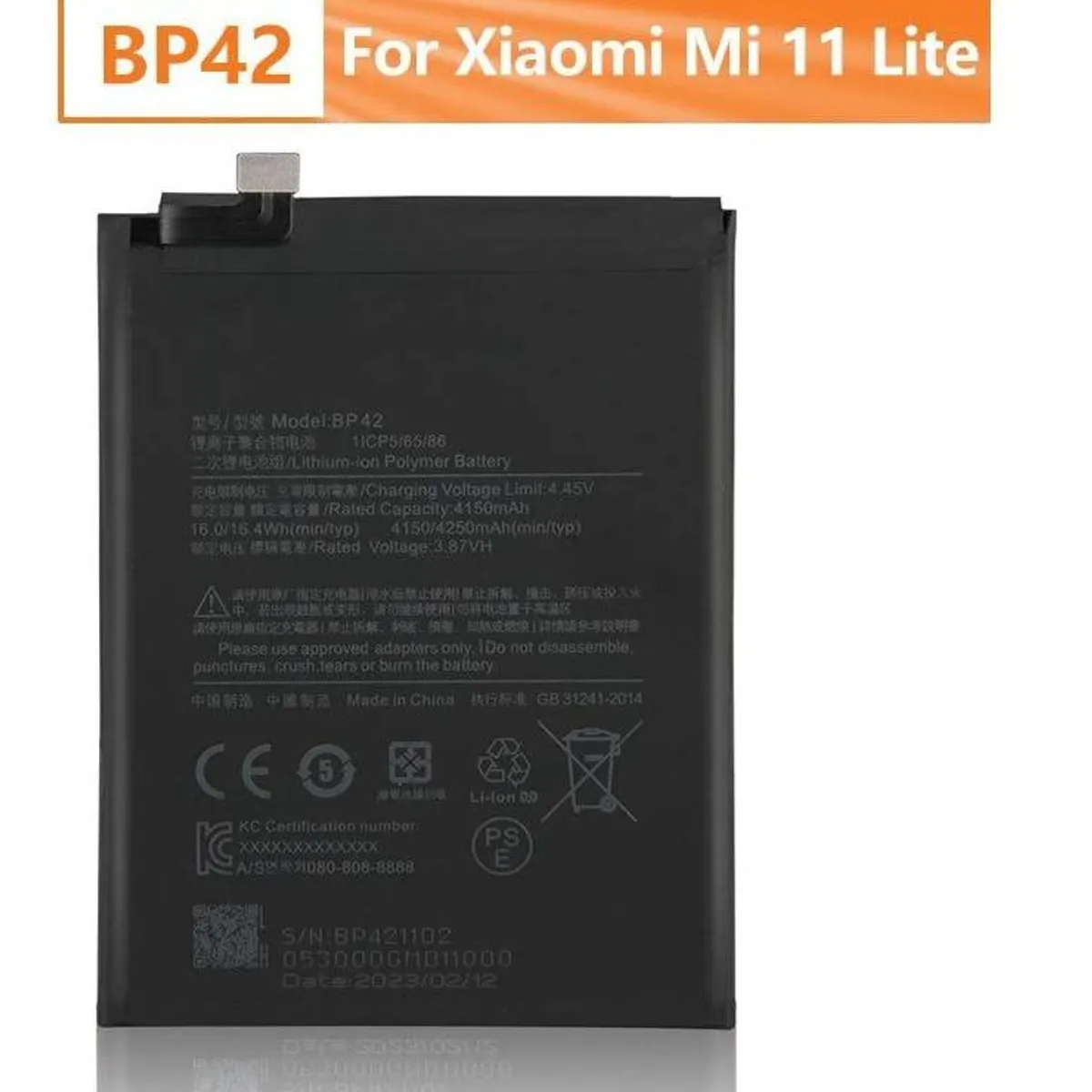 GENERICO - BATERIA MI 11 LITE 5G BP42 NUEVO