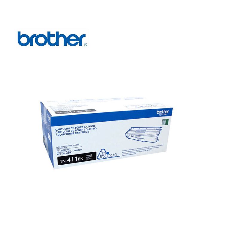 BROTHER - TONER BROTHER TN411BK PARA MFCL8900CDW, RENDIMIENTO 3,000 PAG.-BLACK