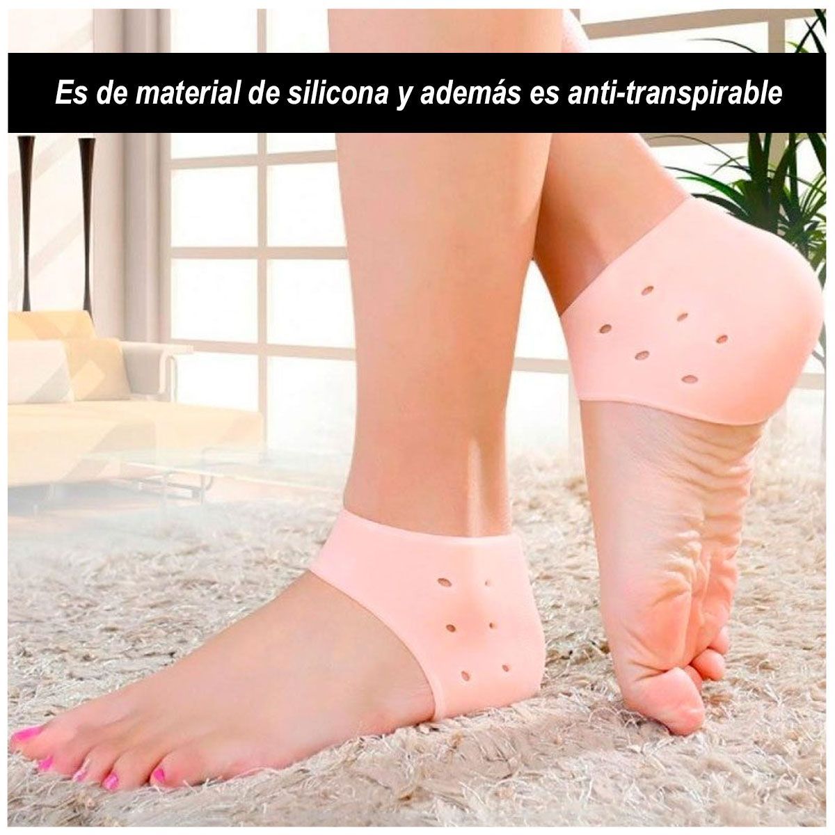 GENERICO - Talonera Gel Protectora Anti Grietas