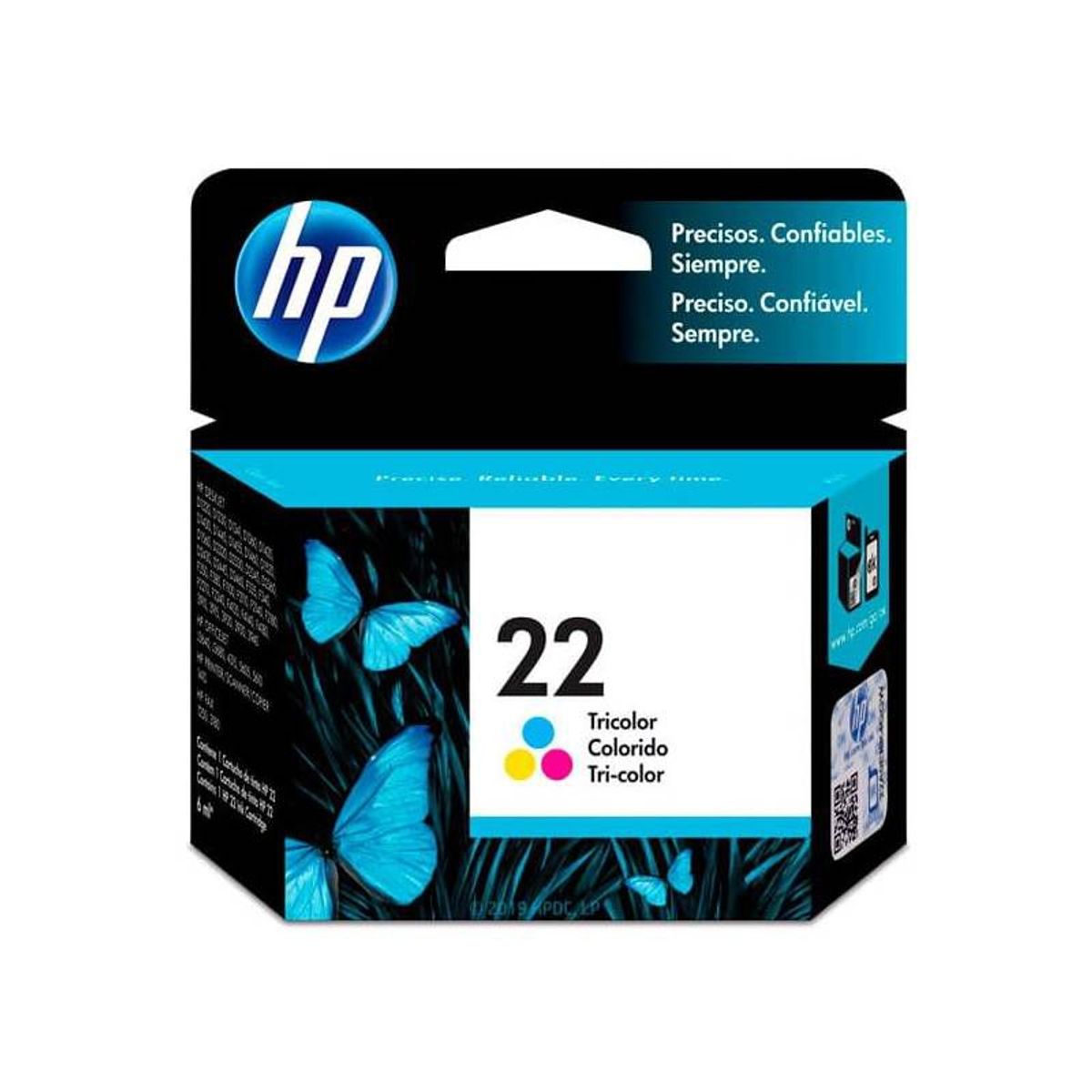 HP - Cartucho de Tinta HP 22Tricolor