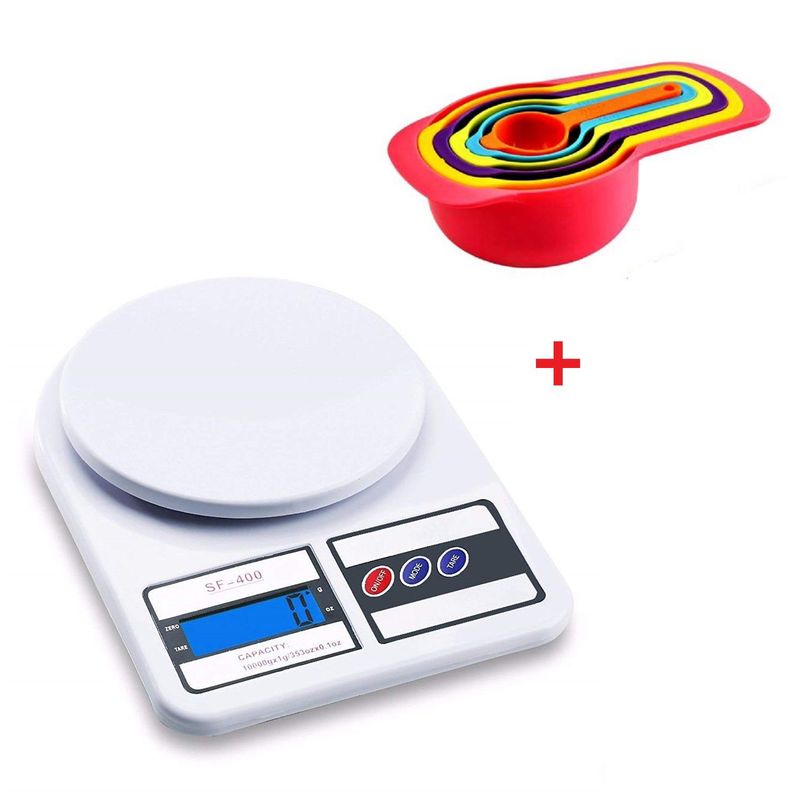 balanza gramera de cocina con cucharas medidoras Sodimac Perú