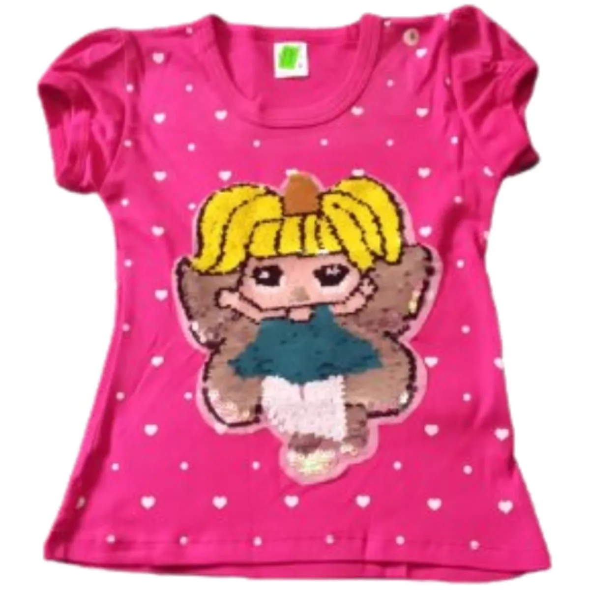 GENERICO - polo para niña manga Corta