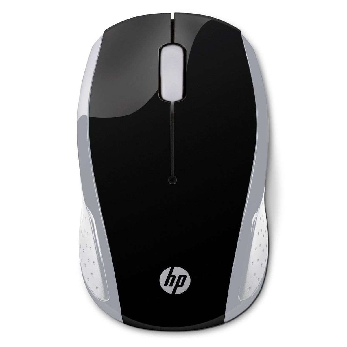 HP - HP Mouse 200 Wireless Óptico 1000 DPI Ambidextrous Negro/Plata 2HU84AA