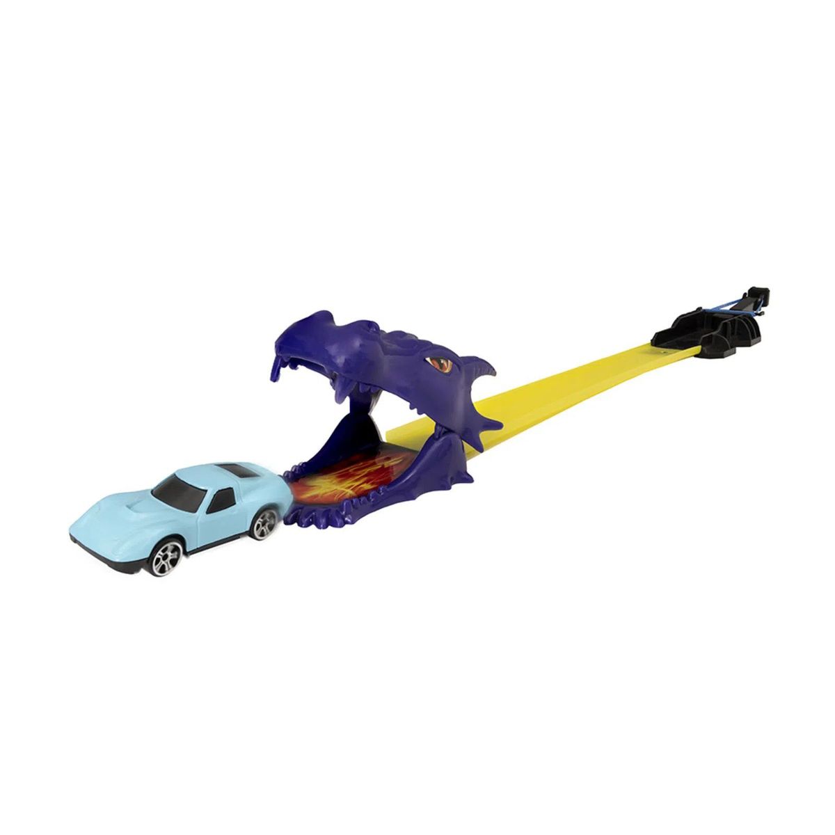 TEAMSTERZ - Juguete Pista con Lanzador Dragón + 3 Autos Beast Machines