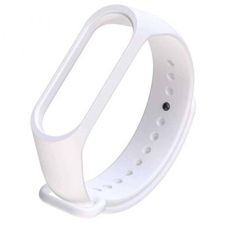 GENERICO - Correa de Silicona Para Xiaomi Mi Band 6 - Blanco