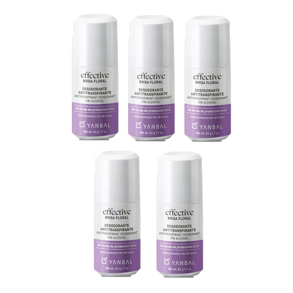 UNIQUE - Unique - desodorante effective brisa floral x 5 und