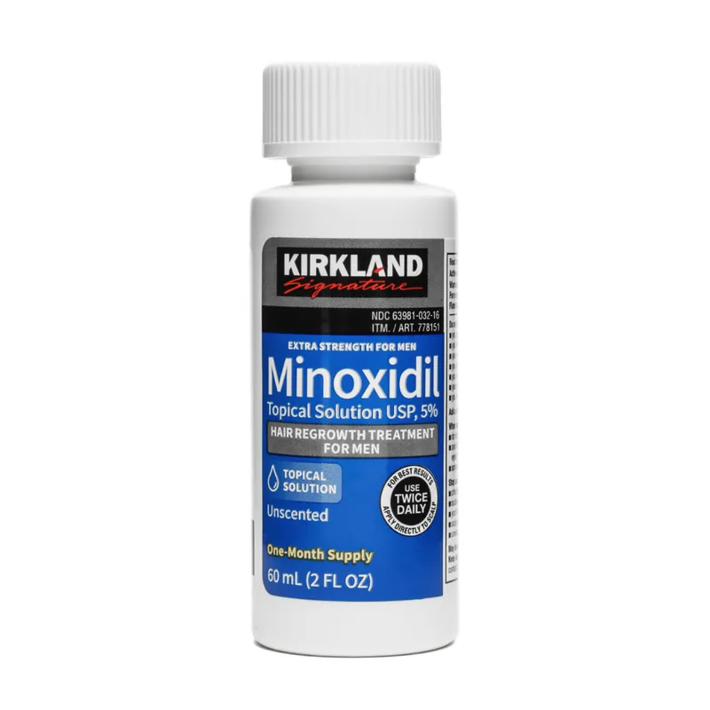 KIRKLAND - Minoxidil Liquido 5 Kirkland 60ml Crecimiento del Vello Facial