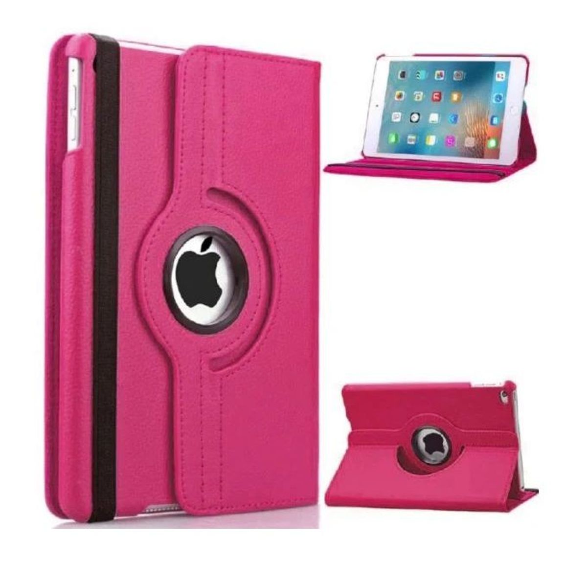 GENERICO - Funda Giratoria Case 360° para iPad Mini 1 / 2 A1432 A1454 A1489 A1490