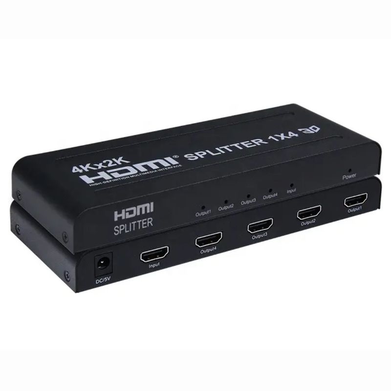 GENERICO - Splitter Divisor Transmisor HDMI de Video con Audio 1x4 4K SMF7847