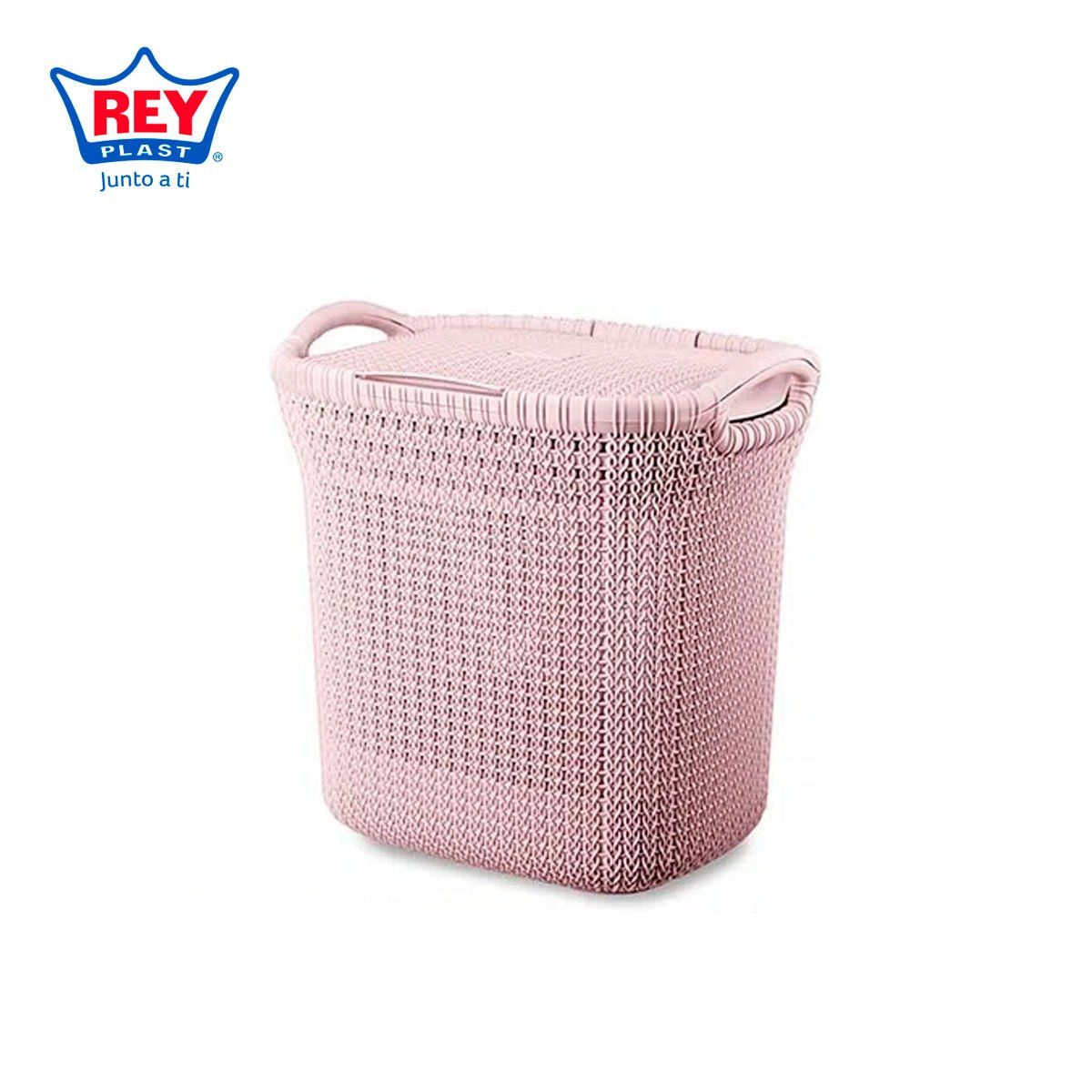 REYPLAST - Cesto De Ropa khipu 40l Reyplast Rosado