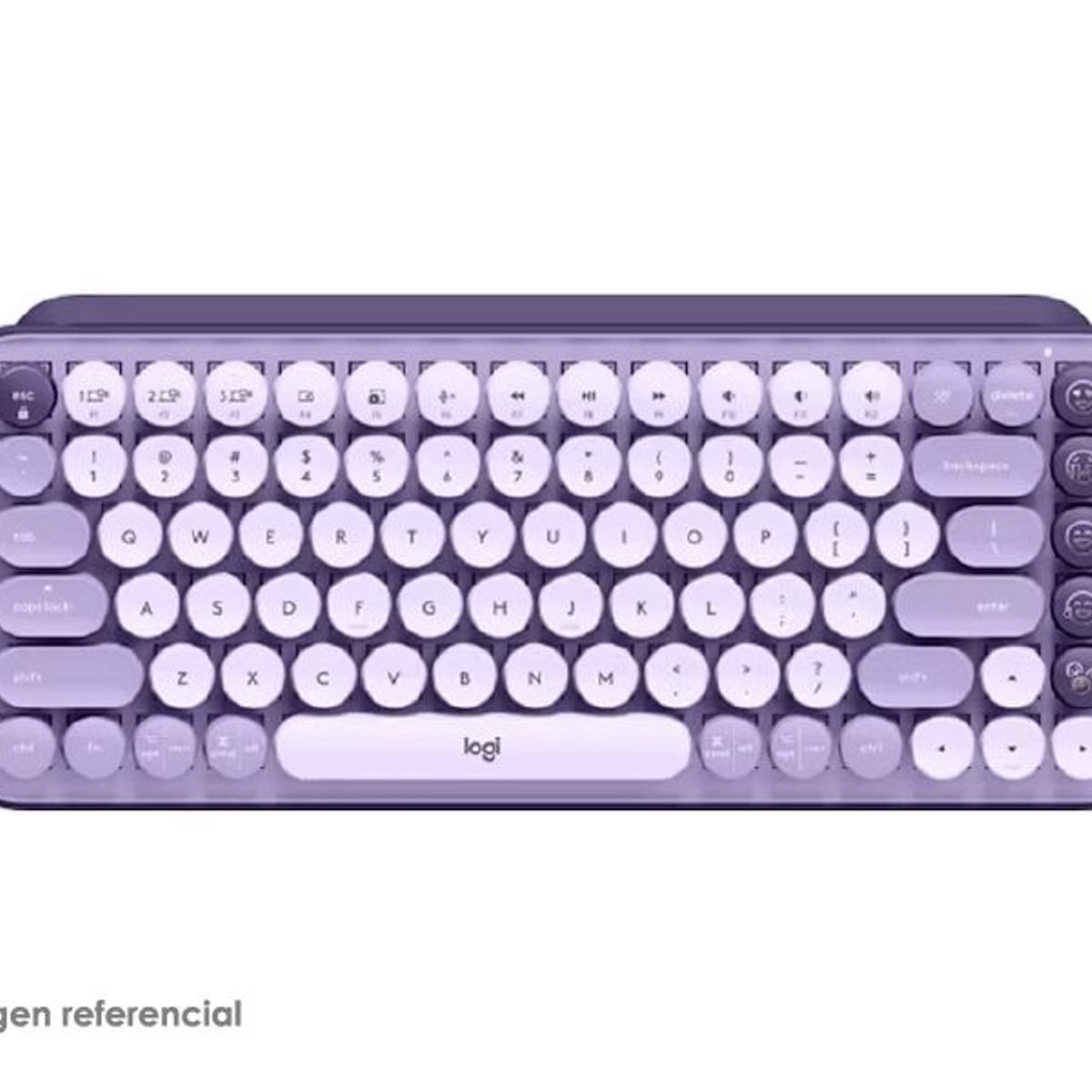 LOGITECH - Teclado Logitech POP Keys Wireless Cosmos