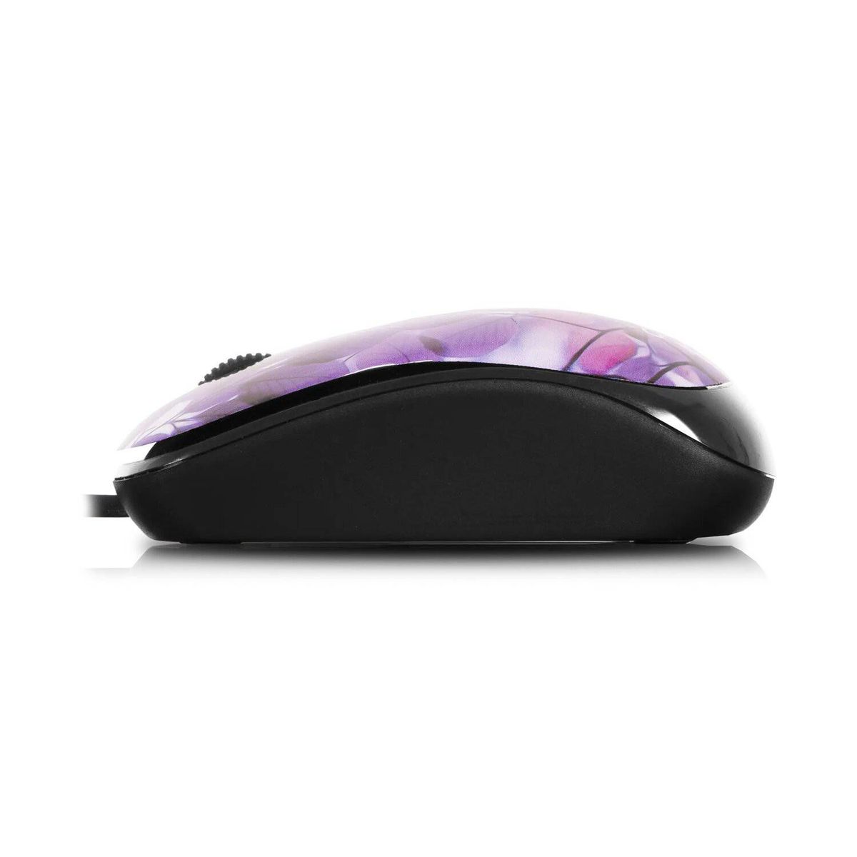 CYBERTEL - Mouse Cybertel DARLINGCYB M224 alámbrico USB diseño en tonos morados